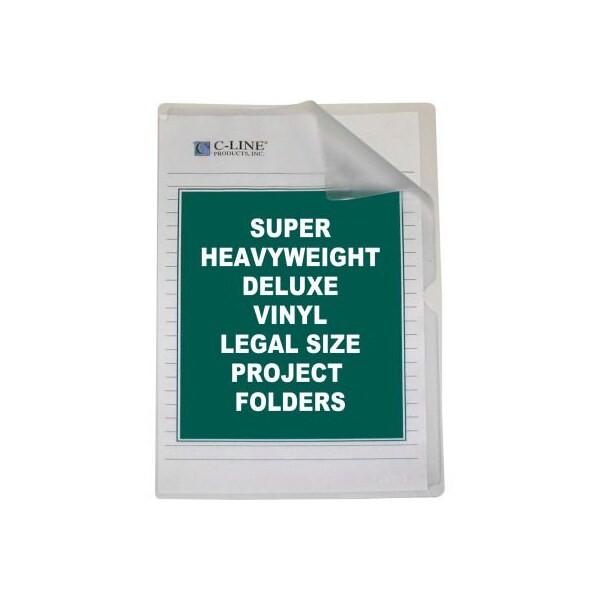 C-Line Products Deluxe Non-Glare Vinyl Project Folders, Legal Size, 14 x 8 1/2, 50/BX 62139 - main